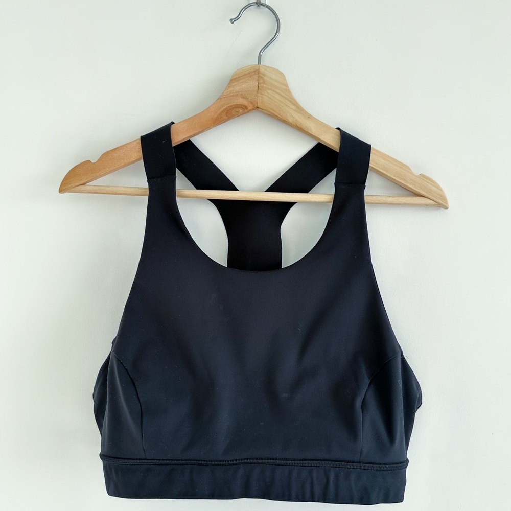 Lululemon Fast and Free Bra *Nulux in black size 12